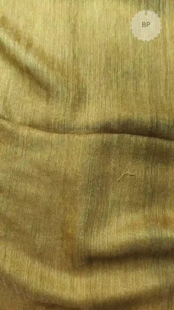 Yellow Matka Zari Saree