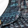 Slate Tussar Needle Print Saree