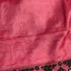 Pink Tussar silk saree