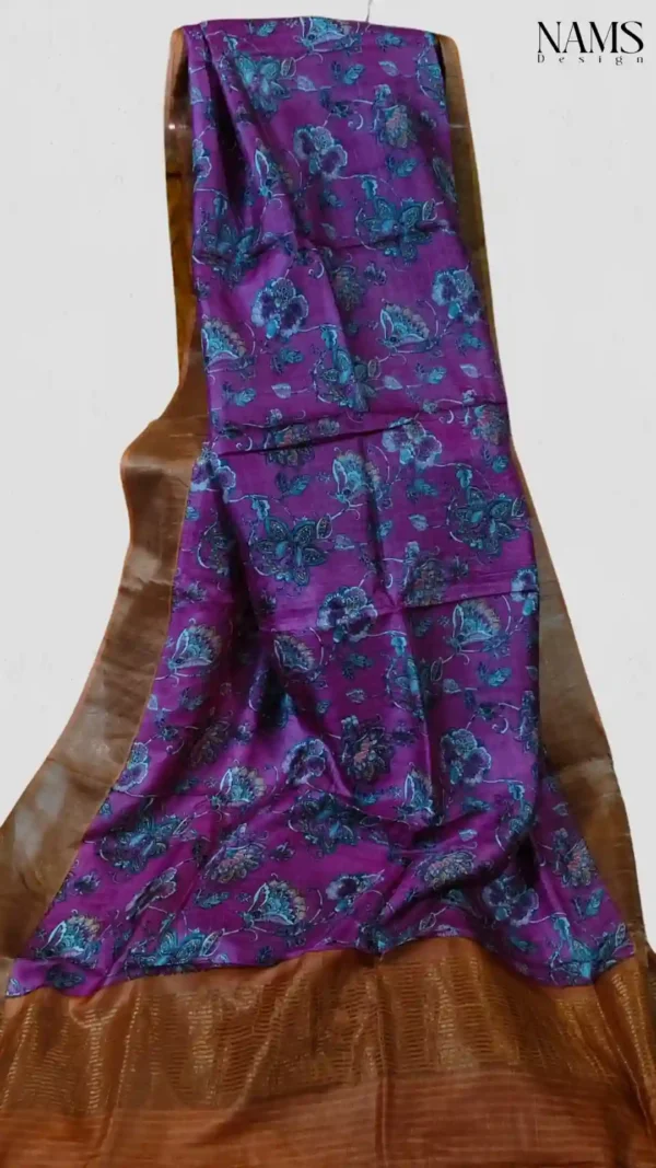 Purple,saree