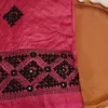 Pink Tussar silk saree