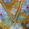 Orange Silk Embroidered Kaftan