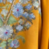 Orange Silk Embroidered Kaftan