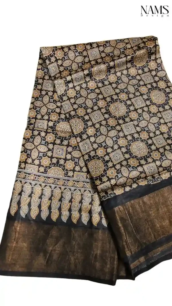 Tussar Silk Saree,beige
