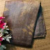 Exquisite Slate Tussar Eco Printed Saree | Elegant Handloom