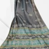 Grey Katan Silk Zari Saree