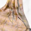Ass color eco printed Tussar silk saree Saree