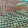 Navy blue color with green border Katan silk saree