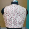 Off White Embroidary on Art Silk sleeve less Saree blouse -32