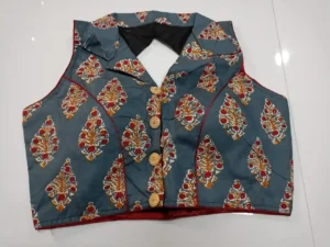 Slate Grey Cotton Blouse