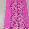 Pink Muslin Jamdani Saree