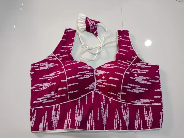 Deep Pink Cotton Blouse