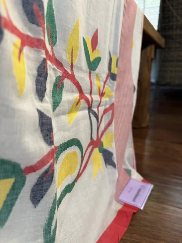 cotton jamdani saree
