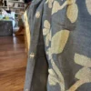 Black on Cream Floral work on Cotton jamdani saree