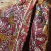 Beige Tussar Fish Gicha Saree
