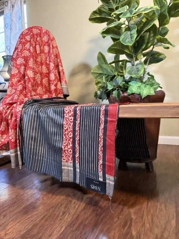 gicha tussar saree