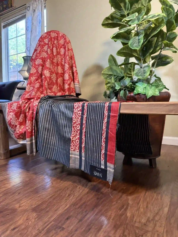 gicha tussar saree