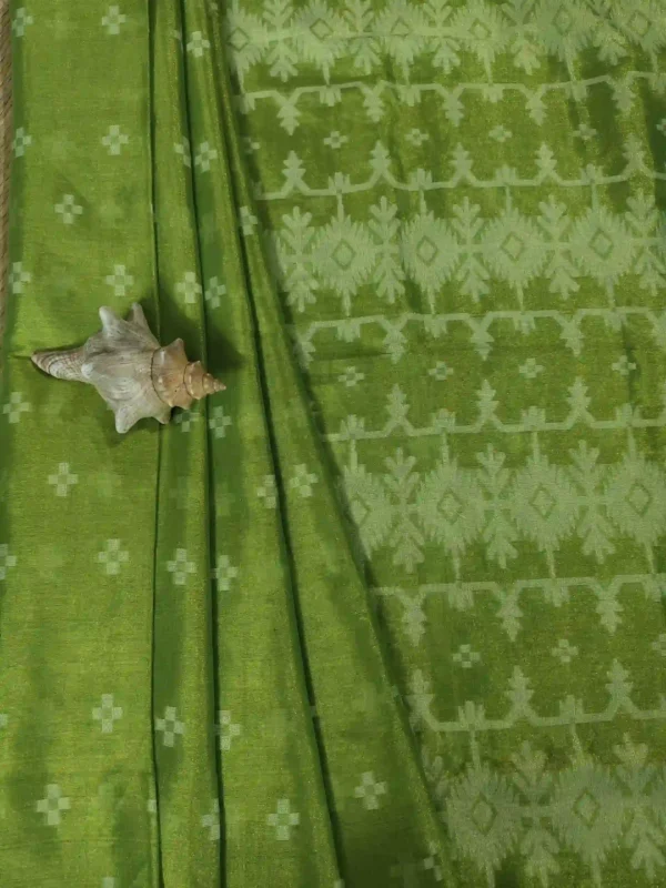 tissue silk saree,green
