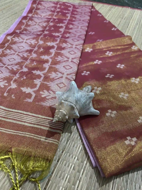 Tissue Saree,jamdani tissue saree,jamdani saree