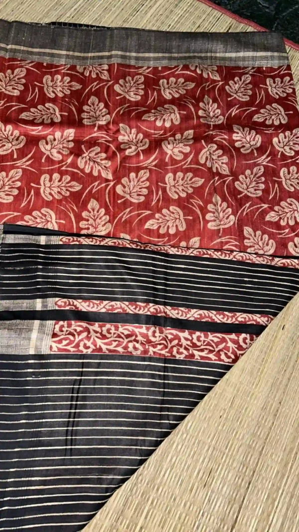 gicha tussar saree