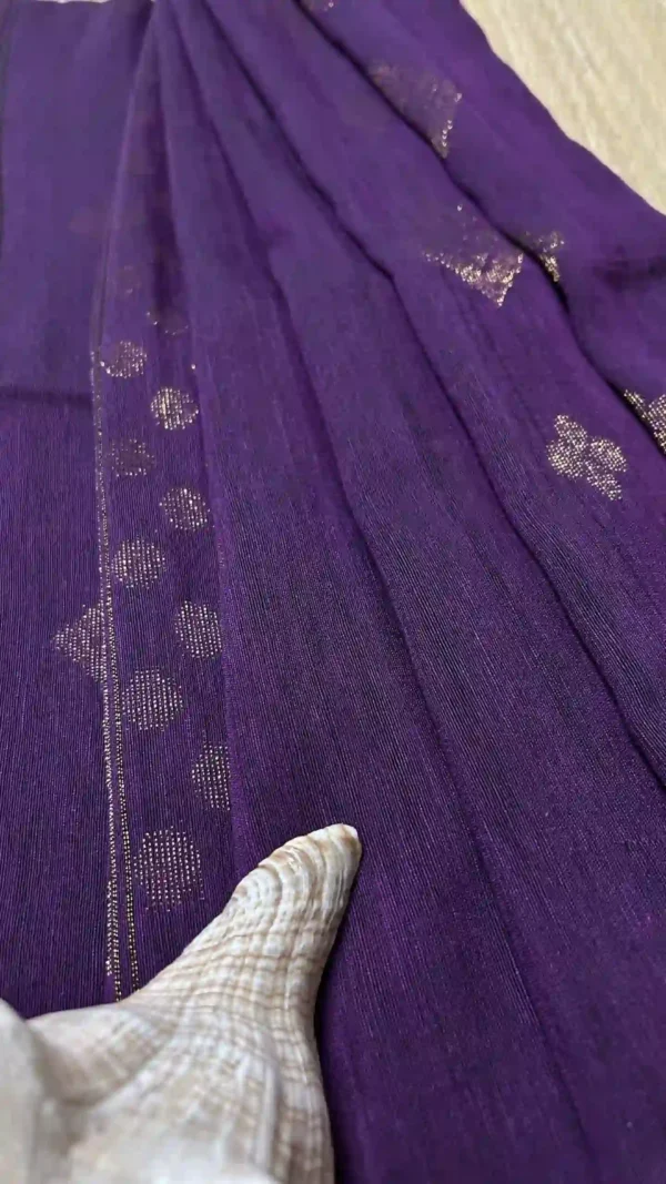 organic linen saree