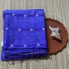 Violet Matka Silk Floral Saree