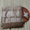 Beige Matka Silk Floral Saree