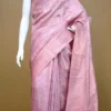 Wine color with golden jari kanjivaram work on Satin Silk Saree