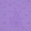 Lilac Crushed cotton Saree with Chikankari work