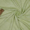 Lime Green Crushed Cotton Chikankari Saree
