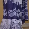 Indigo Hand Block Printed Bagru Cotton Saree