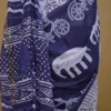 Indigo Hand Block Printed Bagru Cotton Saree