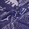 Indigo Hand Block Printed Bagru Cotton Saree