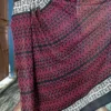 Black Hand Block Printed Bagru Cotton Saree