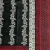 Black Hand Block Printed Bagru Cotton Saree