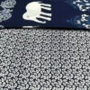 Indigo Hand Block Printed Bagru Cotton Saree