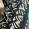 Black Hand Block Printed Bagru Cotton Saree