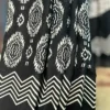 Black Hand Block Printed Bagru Cotton Saree