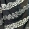 Black Hand Block Printed Bagru Cotton Saree