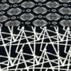 Black Hand Block Printed Bagru Cotton Saree
