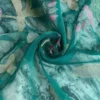 Sea Green Pure Resham Silk Dhakai Jamdani with Golden Zari Border Saree