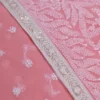 Rose Pink Pure Georgette Lucknowi Chikankari Saree