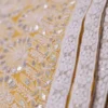 Solar Yellow Georgette Chikankari Saree