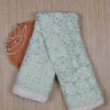 Mint Green Georgette Chikankari Saree