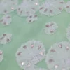Mint Green Georgette Chikankari Saree