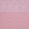Light Pink Pure Georgette Mukaish Work Lucknowi Chikankari Saree