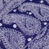 Navy Blue Georgette Chikankari Saree