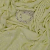 Lemon Green Pure Georgette Pearl Work Lucknowi Chikankari Saree