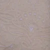 Cream Pure Georgette Pearl Work Lucknowi Chikankari Saree