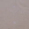 Cream Pure Georgette Pearl Work Lucknowi Chikankari Saree